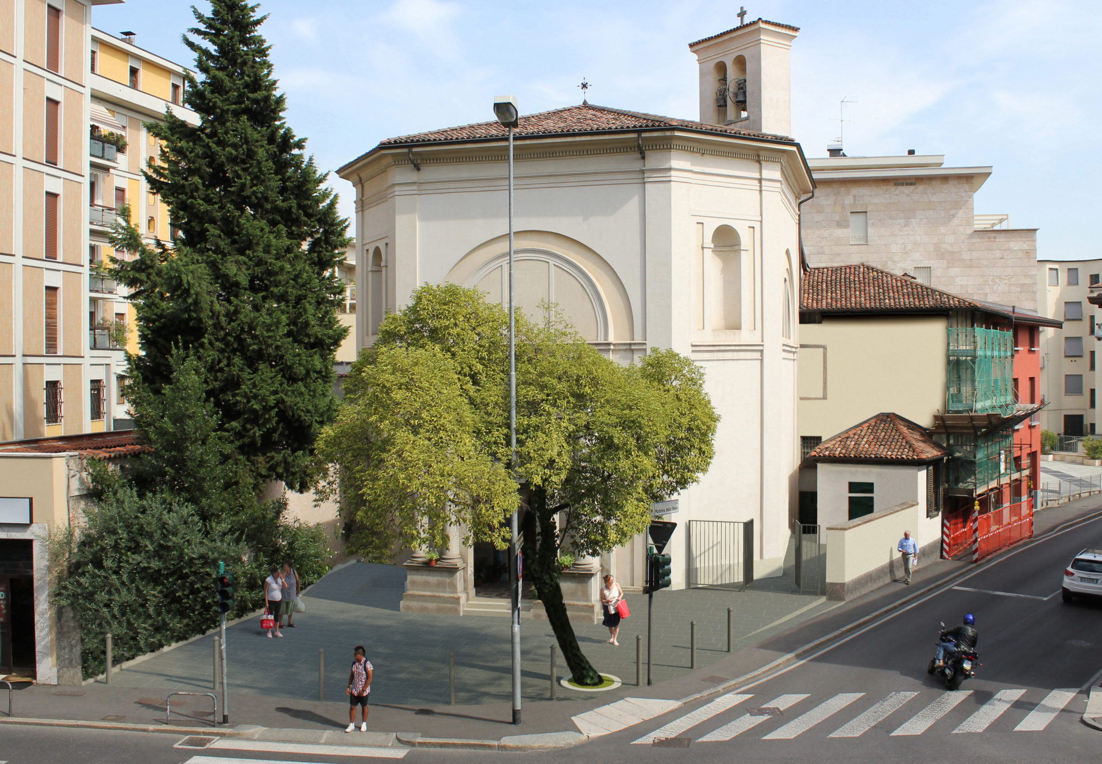 Nel Comune di bergamo: progetto di sistemazione di area urbana